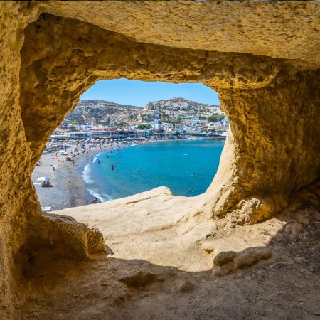 Explore South Crete (Gortys - Phaistos – Matala ‘The Hippies Beach’)